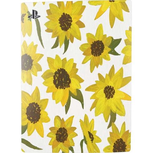 Cat Coq Sunflower Acrylic PS5 Digital Edition Console Skin